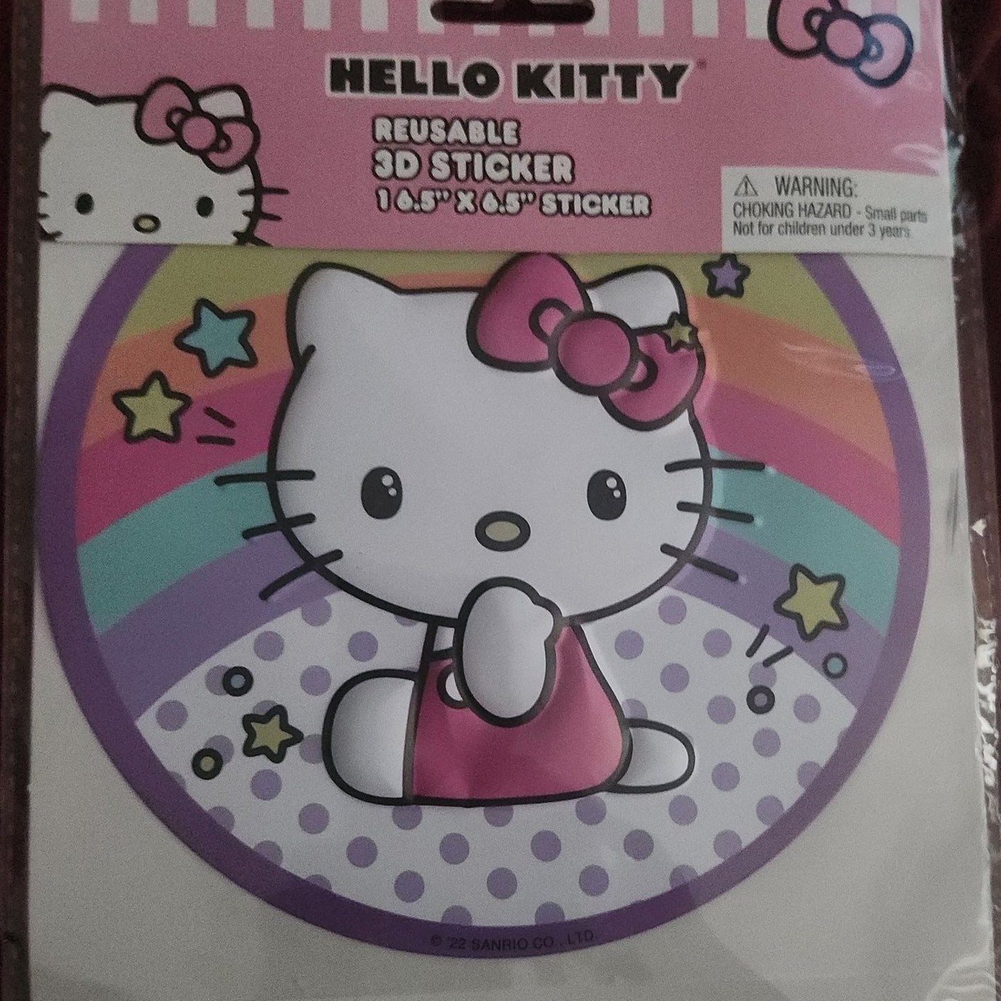 hello kitty reusable 3D STICKER