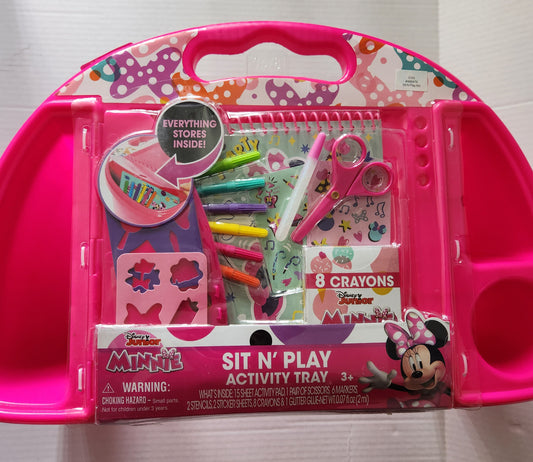 Disney Minnie set and play  activity  tray