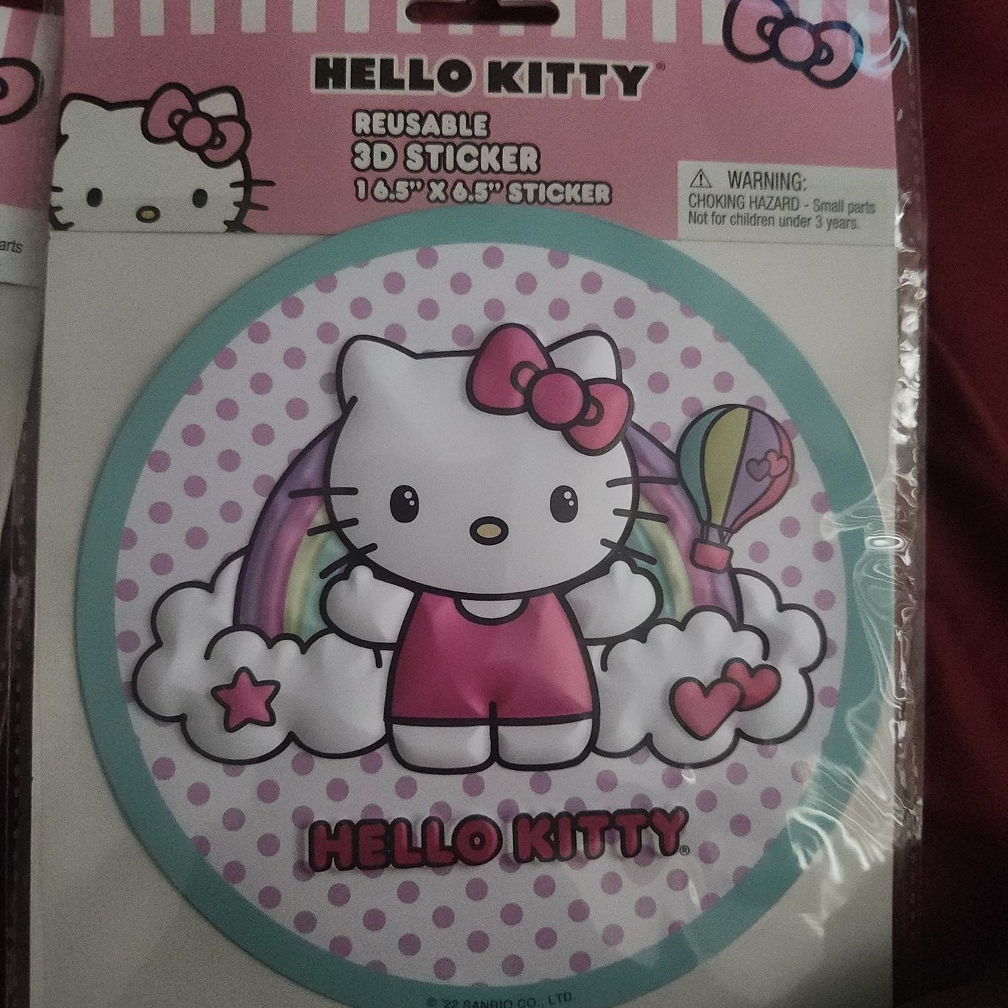 hello kitty reusable 3D STICKER