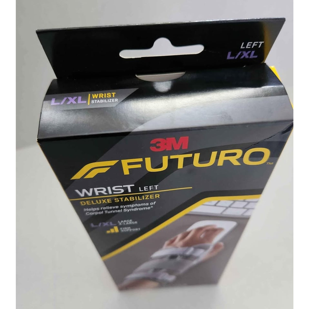 FUTURO DELUXE LEFT WRIST STABILIZER FIRM SUPPORT S/M &L/XL-s/m