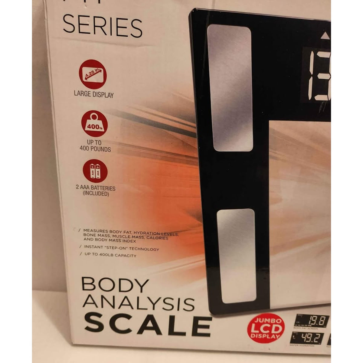 Vivitar Fit Body Scale LCD Display 7 Measurment Up To 400 lb