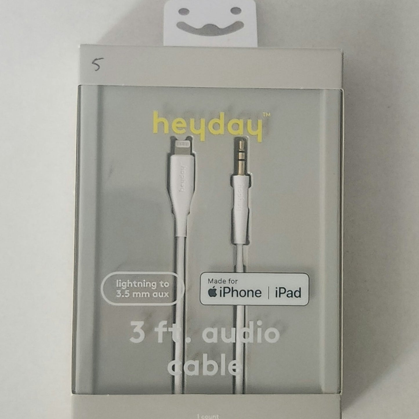 Heyday lightning 3 ft audio cable for iPhone/ ipad