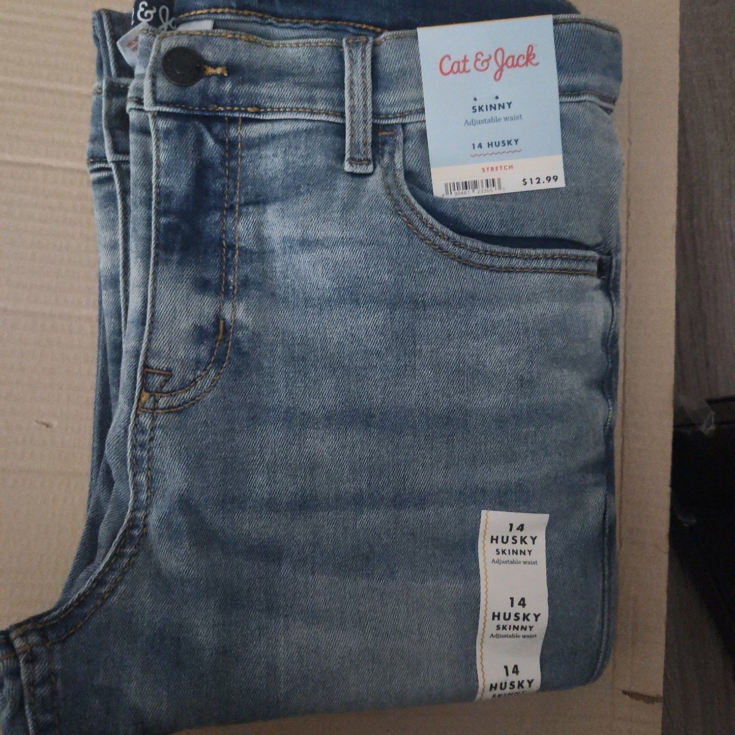 Jeans size 14 husky boys