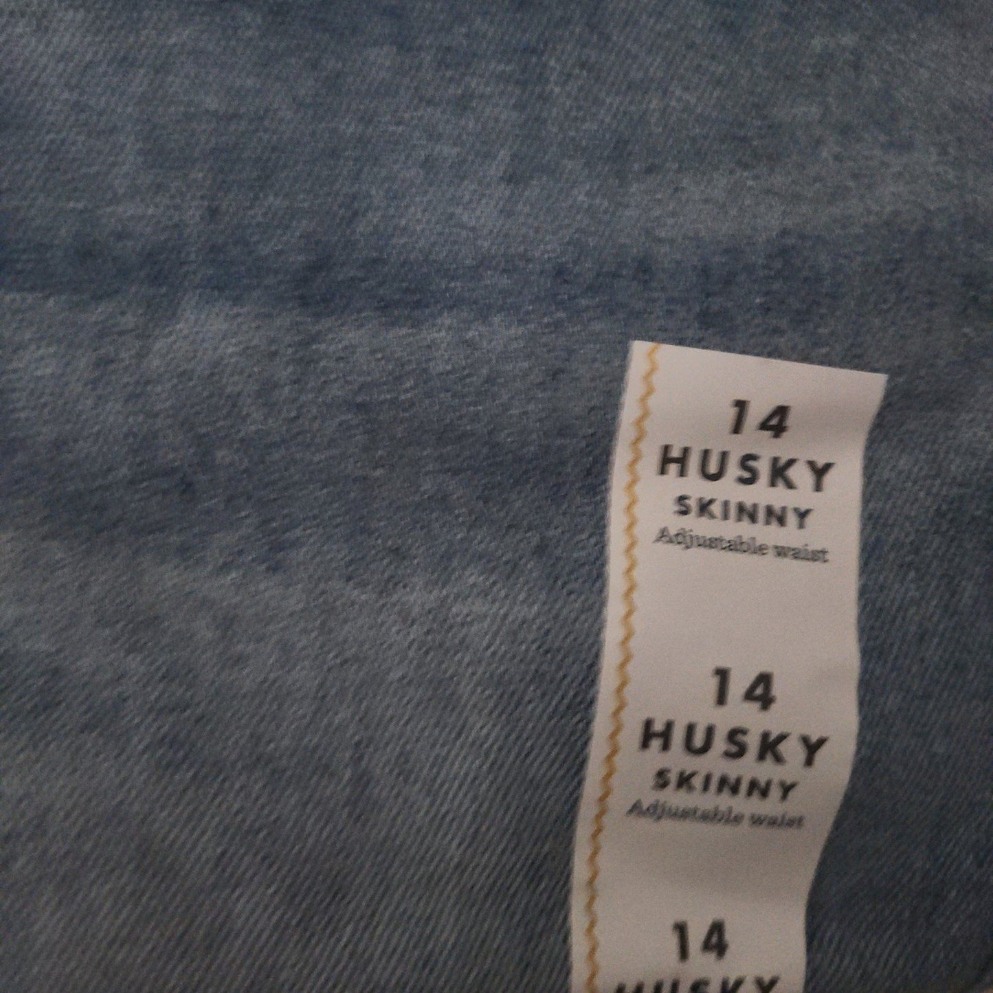 Jeans size 14 husky boys